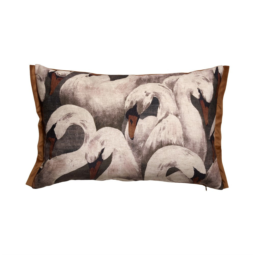 Kuddfodral Swan brun – Mogihome
