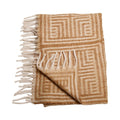 Pläd Henry beige/brun – Mogihome