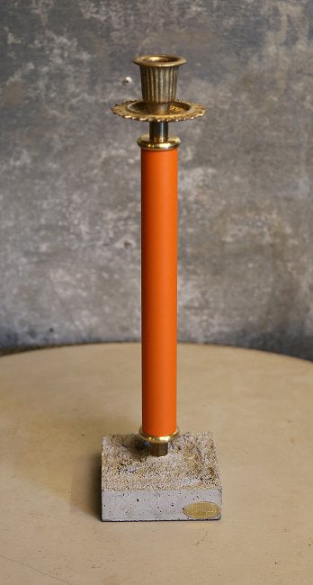 Ljusstake Two Faces Orange