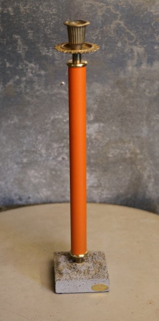 Ljusstake Two Faces Orange