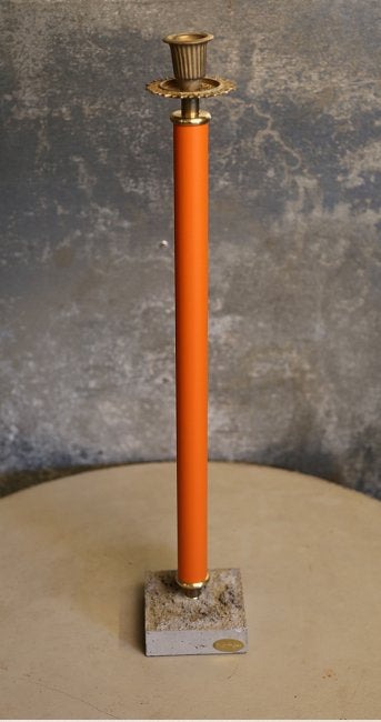 Ljusstake Two Faces Orange