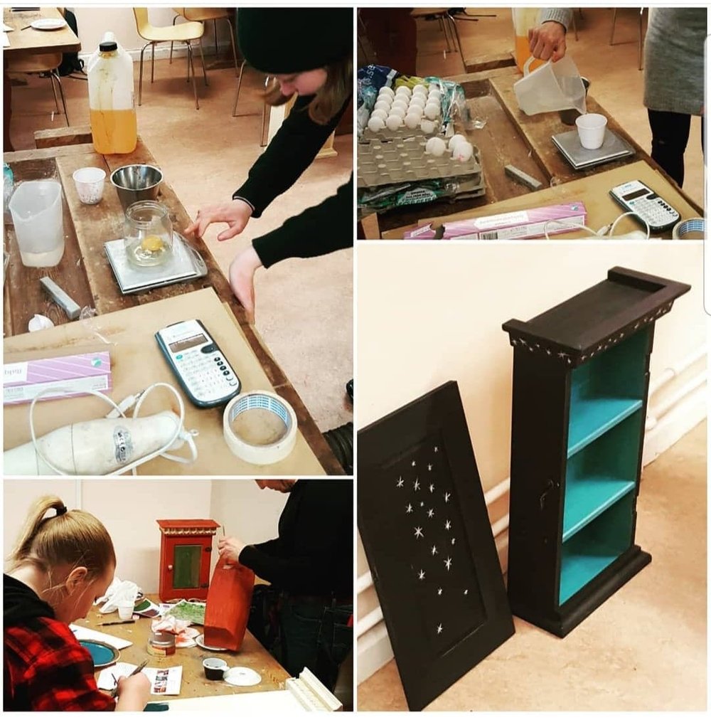 Kurs Äggoljetempera & traditionellt filmjölksmåleri