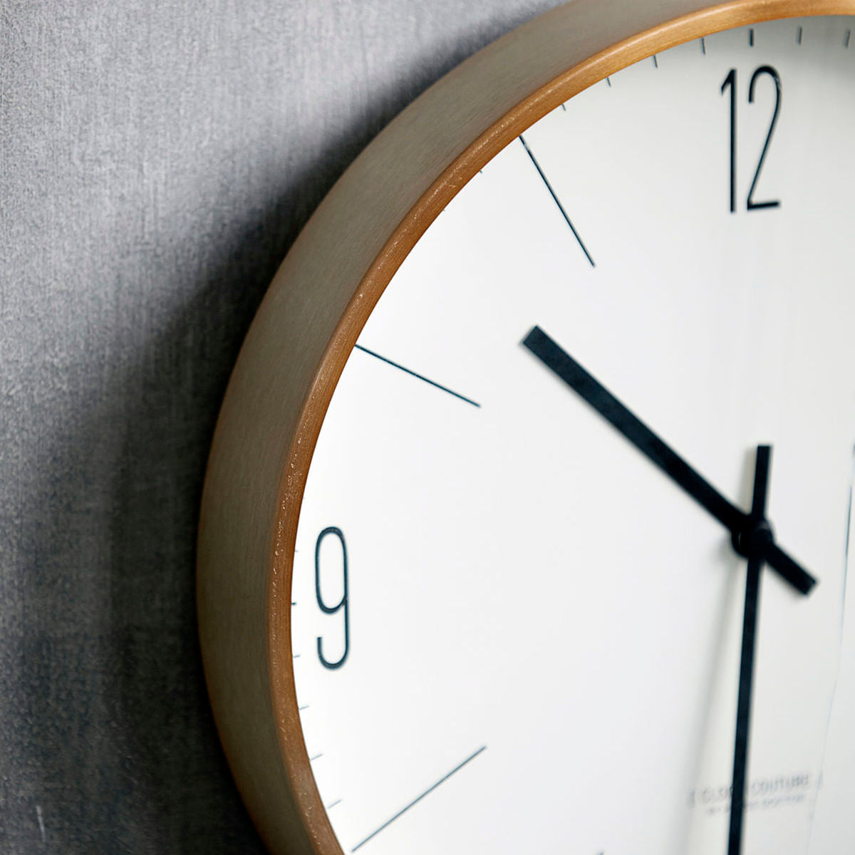Väggur, Clock Couture, Vit/Guld, House Doctor