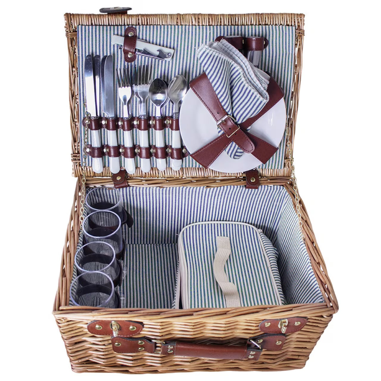 Picknickkorgset Blåvik Stor Blå