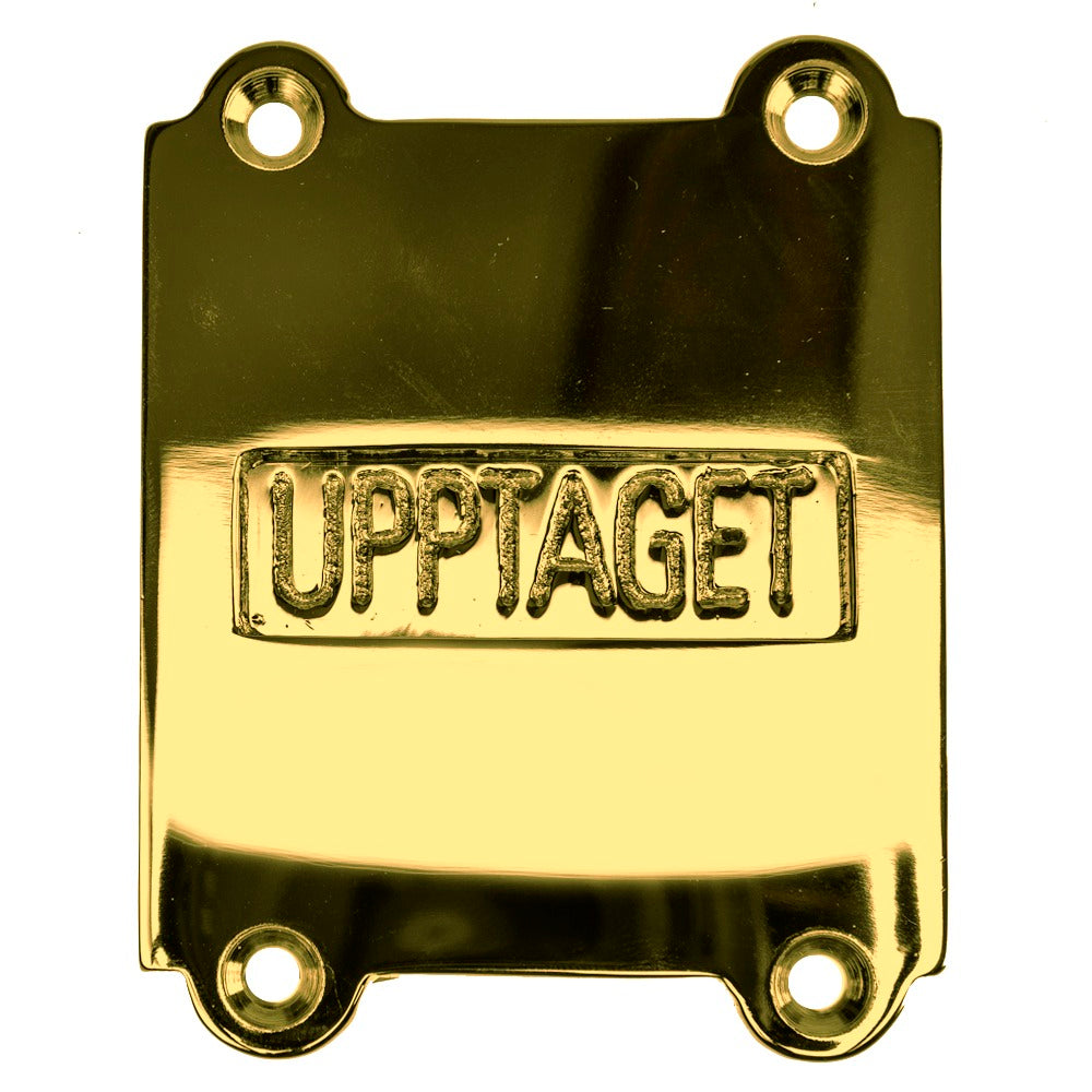 Underläggsplatta Mässing Klosettregel, Kulturbeslag