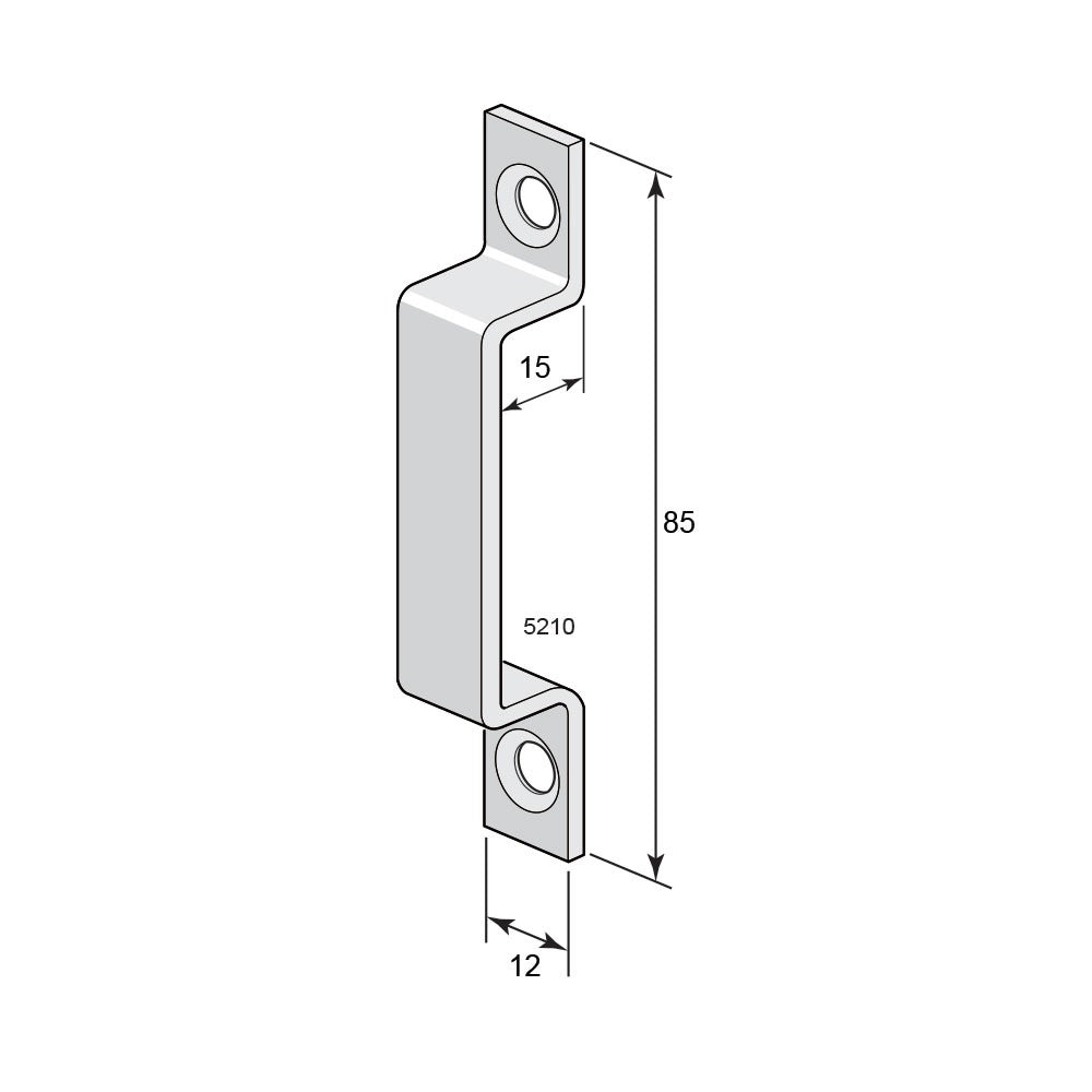 Slutbleck krampa stor 5210