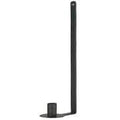 Väggljusstake svart
