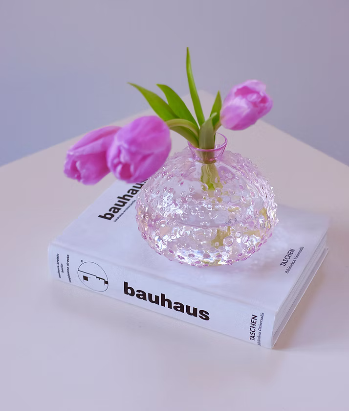 Regn Vas Rosa Ø11,5 cm | Vas Vitreum