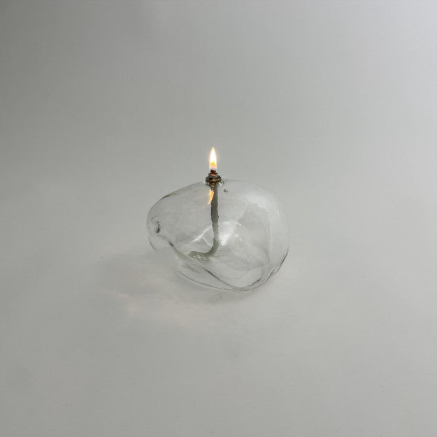 Oljelampa i munblåst glas – Ljusmoln XL