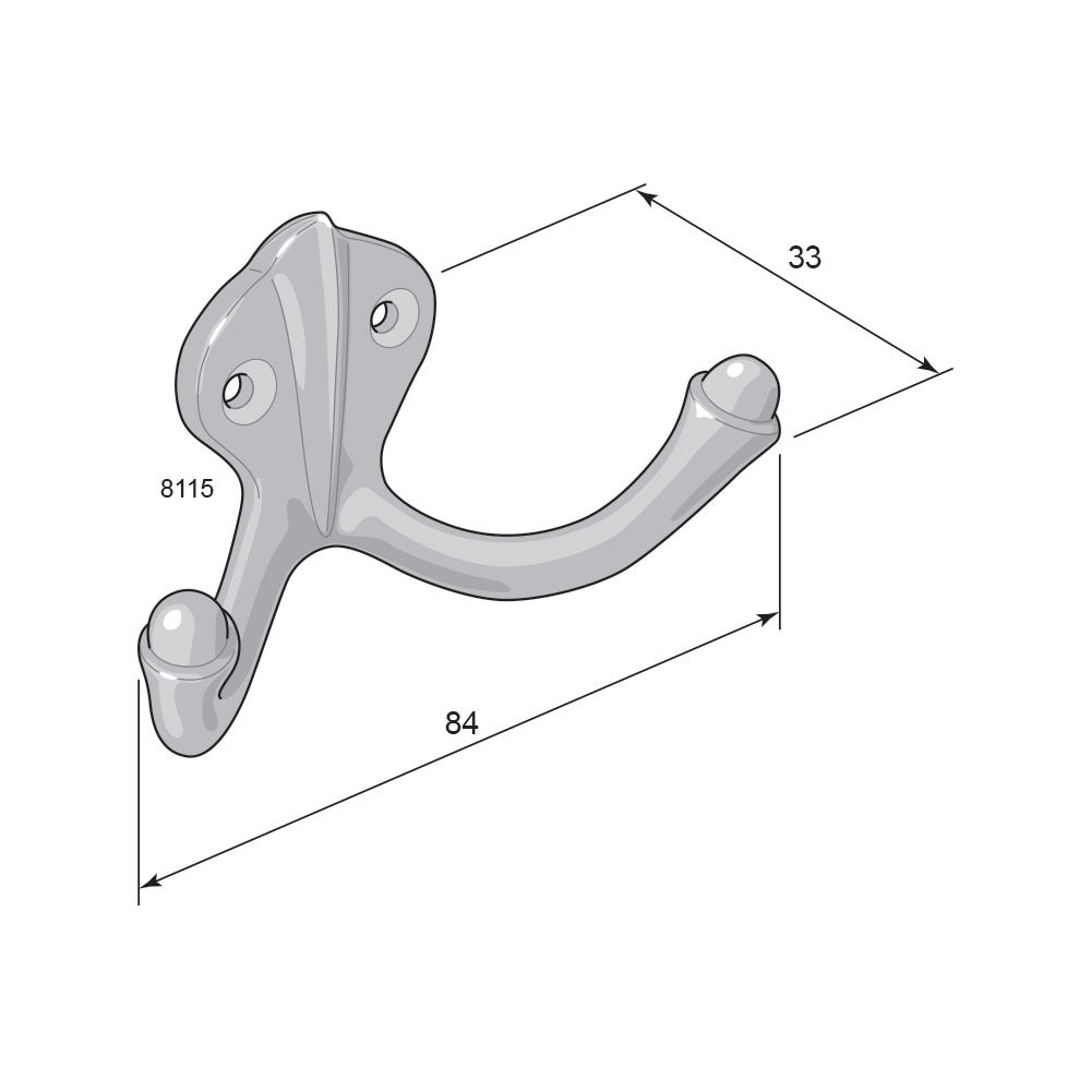 Klädkrok 8115 N m skr