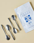 Teskedar antik silver 4-pack