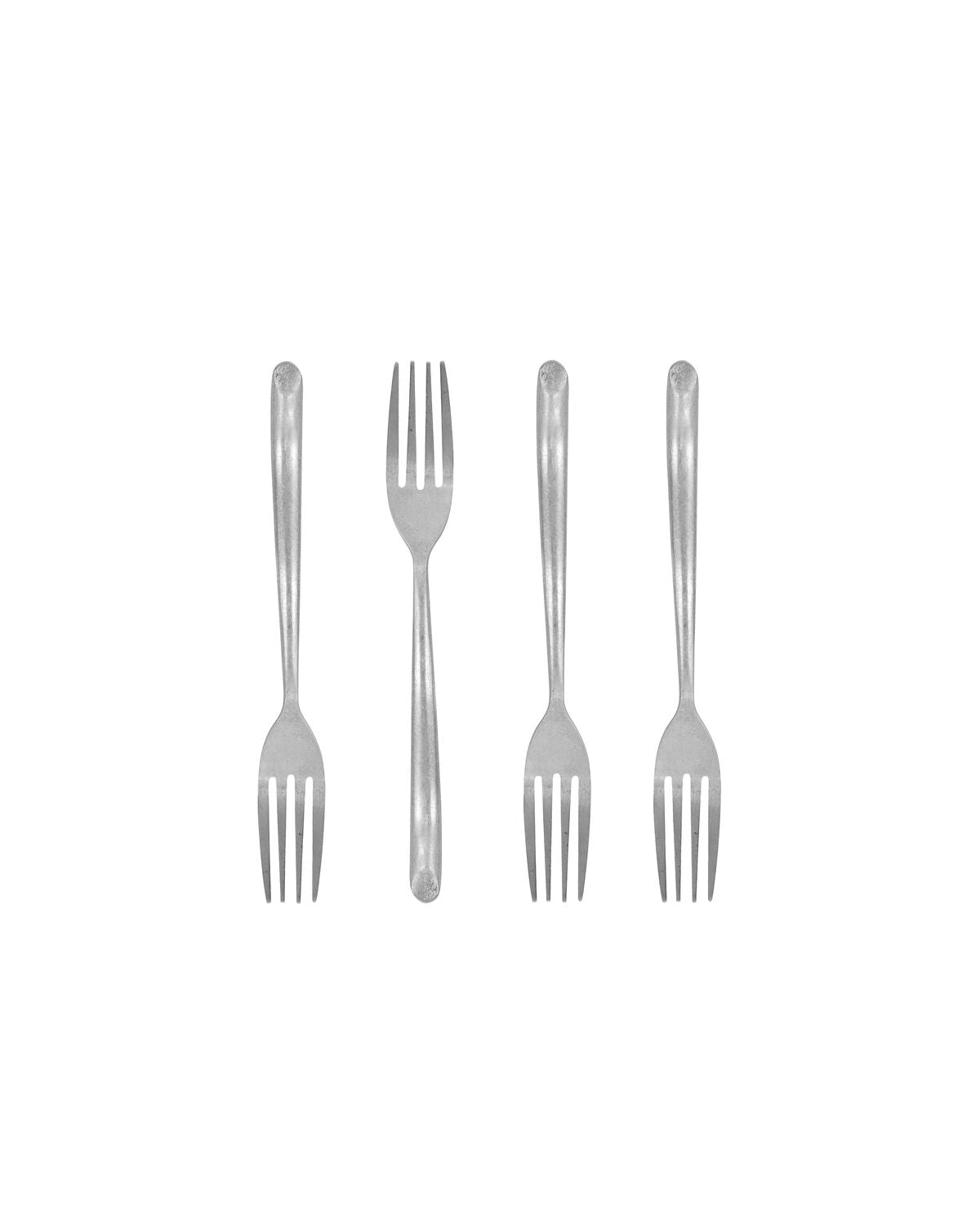 Dessertgafflar antik silver 4-pack