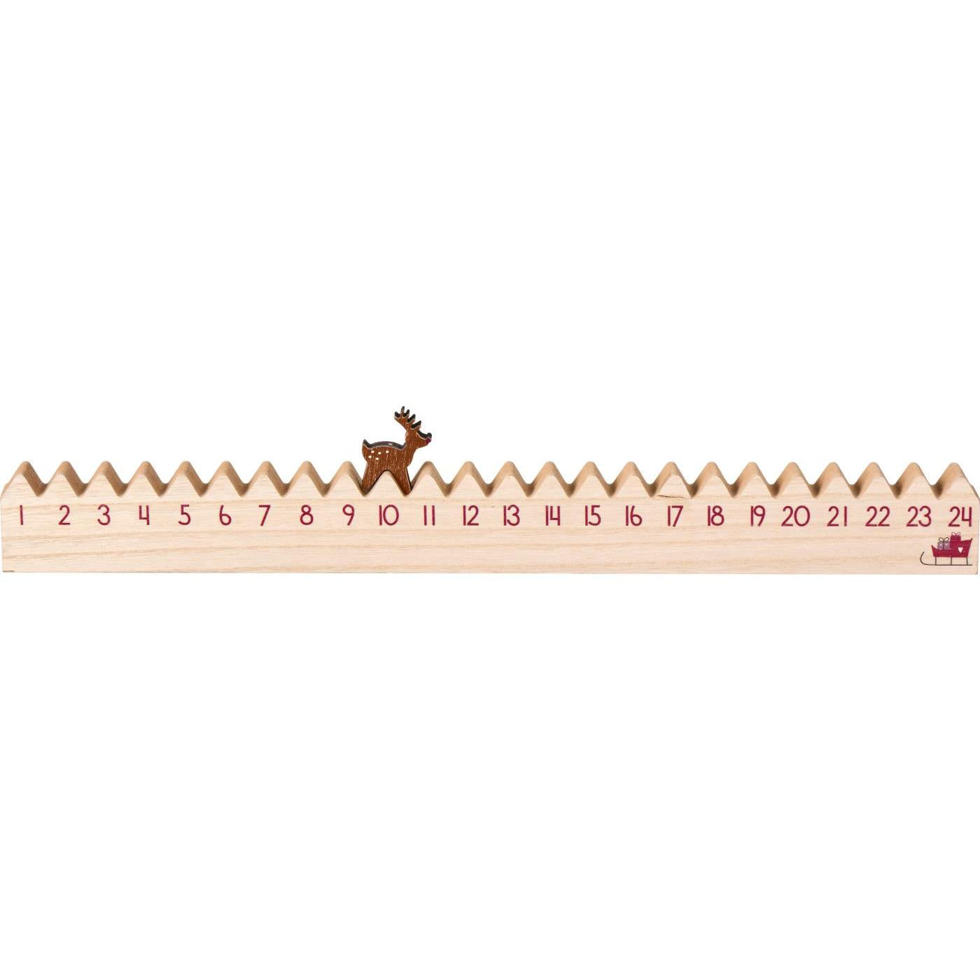 Julkalender gående ren