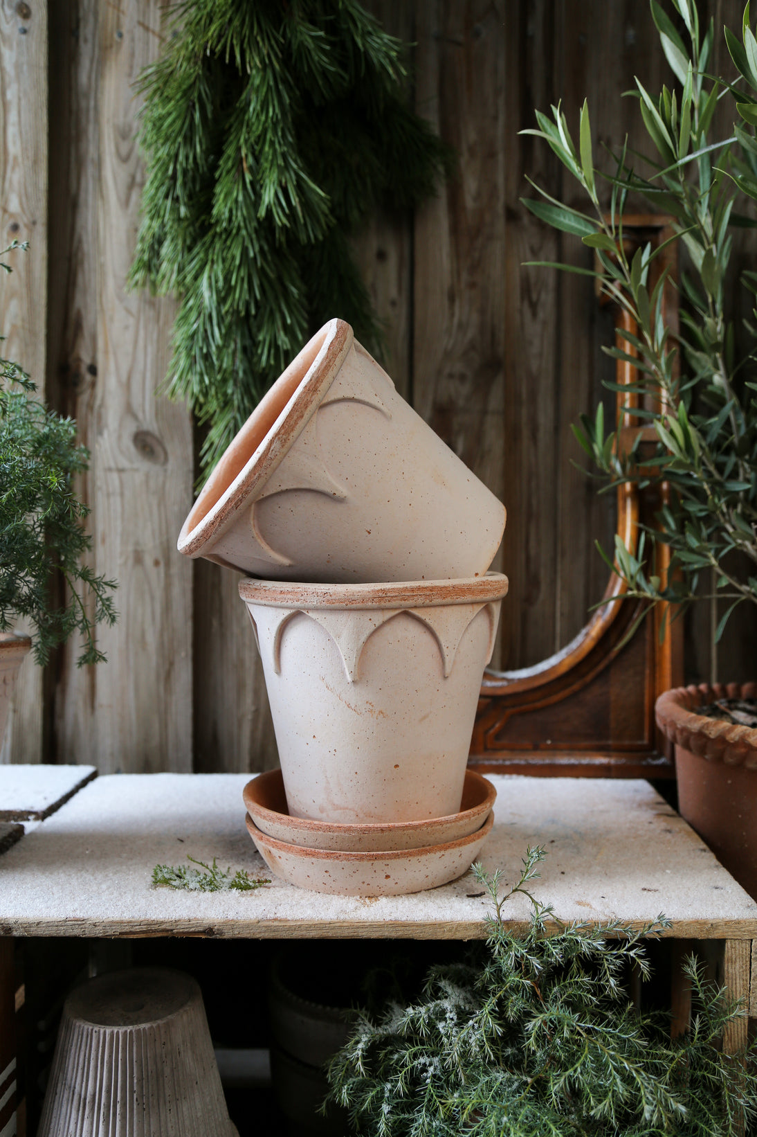 Kruka Elisabeth, The Queen, Terracotta Ljus, Bergs Potter