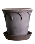 Kruka Elisabeth The Queen, Terracotta Grå - Bergs Potter