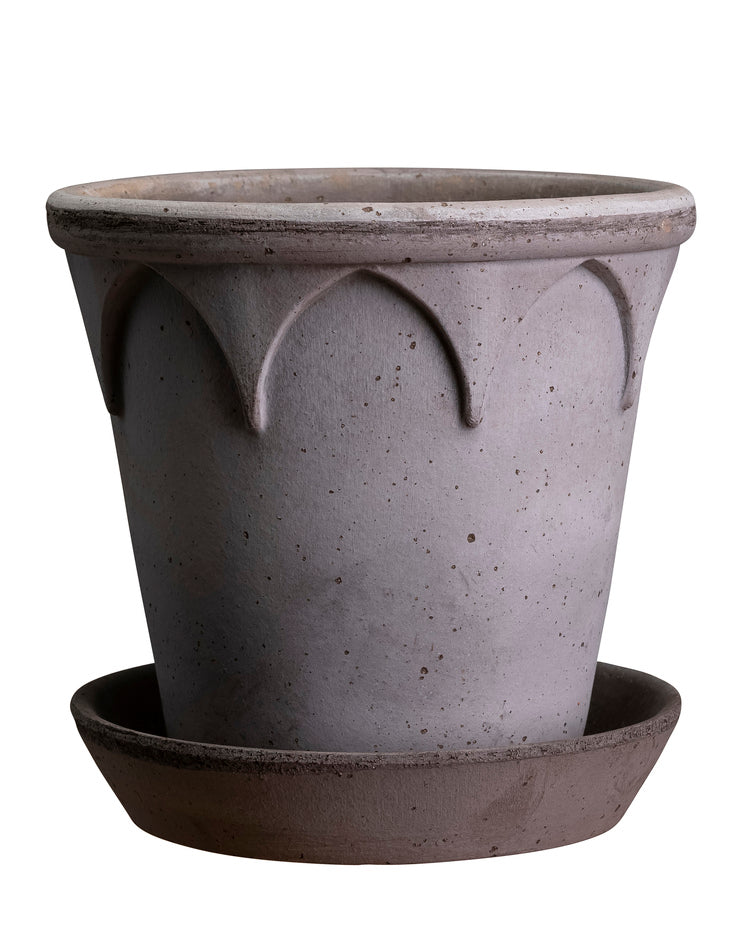 Kruka Elisabeth The Queen, Terracotta Grå - Bergs Potter