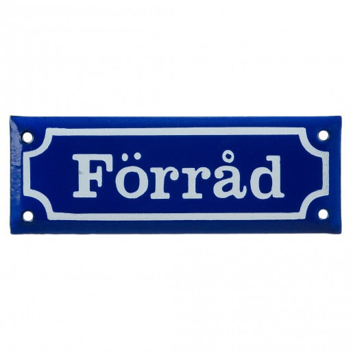 Emaljskylt