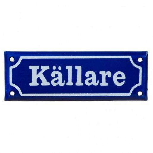 Emaljskylt