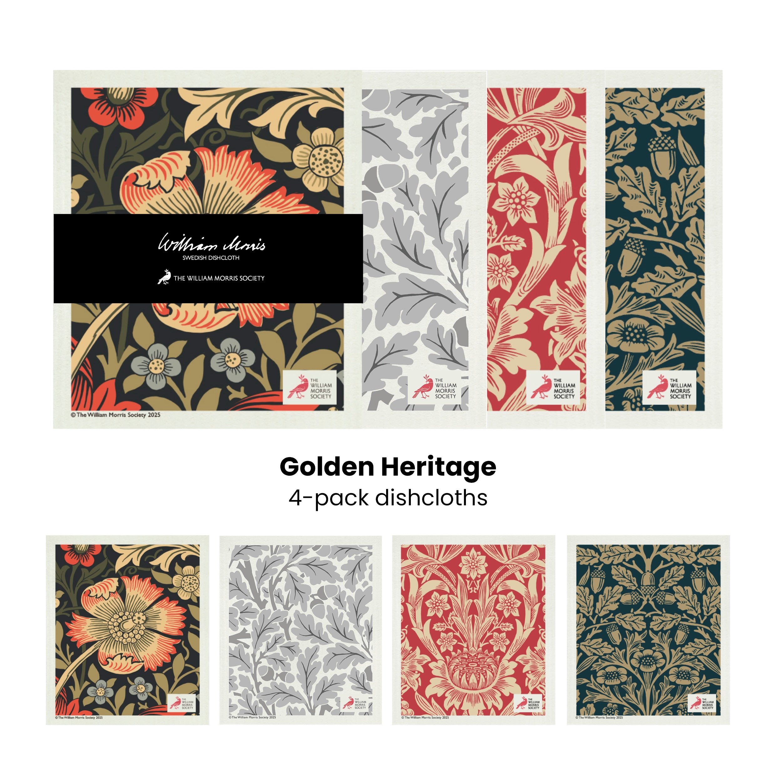 William Morris Golden Heritage – disktrasor 4-pack