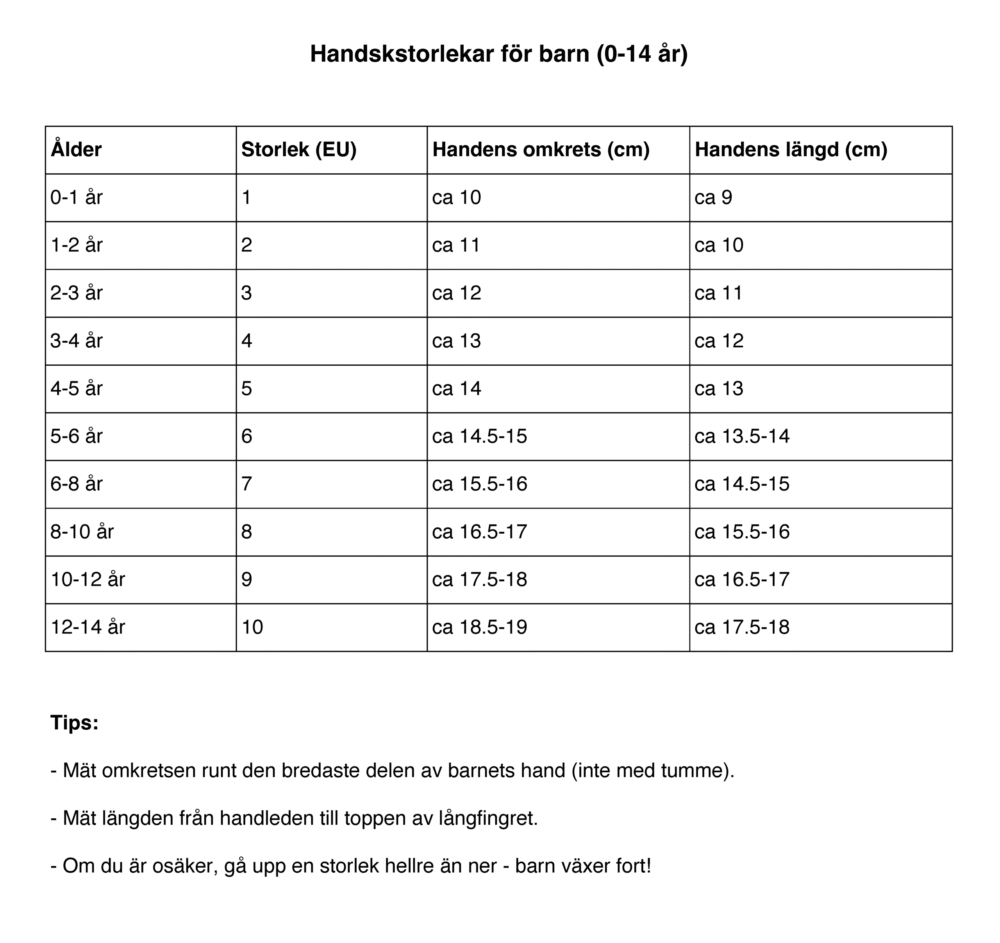 Barnhandske Country Rosa
