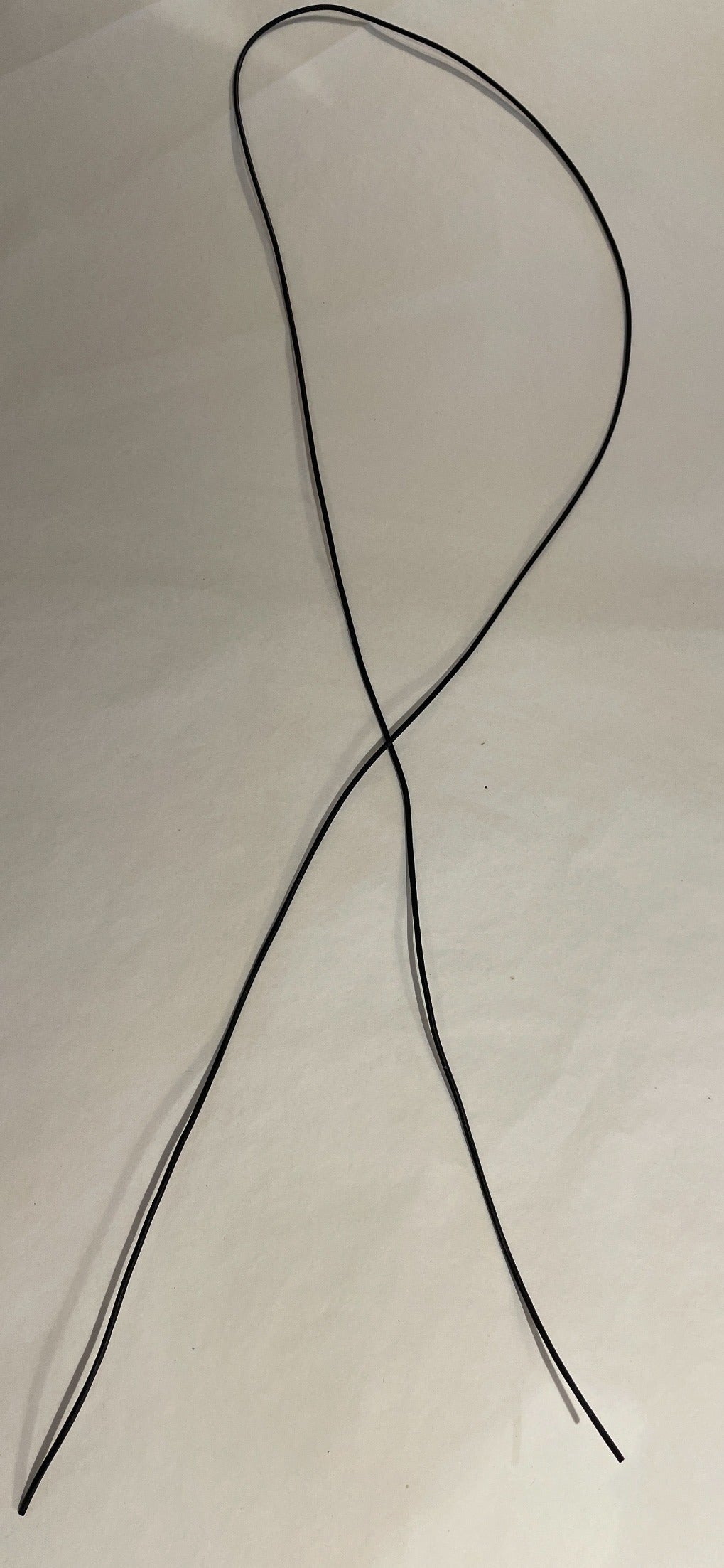 Läderrem, svart, 1 m, Scanglas