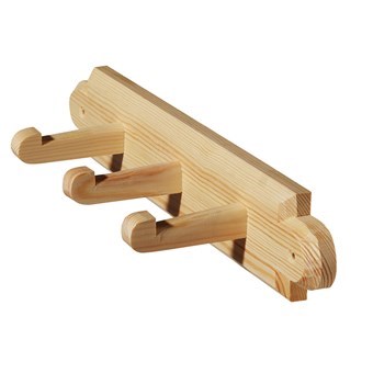 Knoppbräda täljd kort omålad