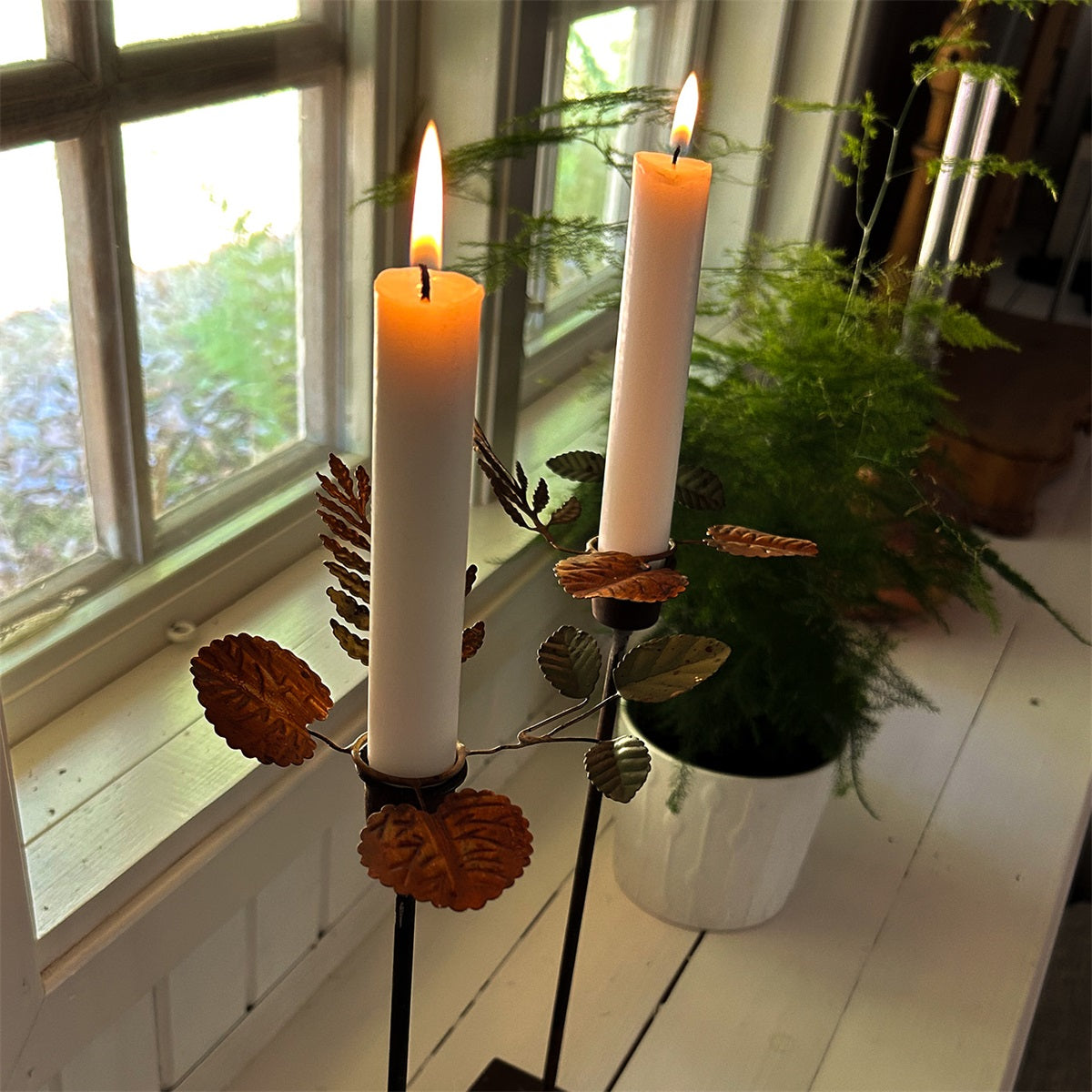 Ljusmanschett Blad – Eldgarden