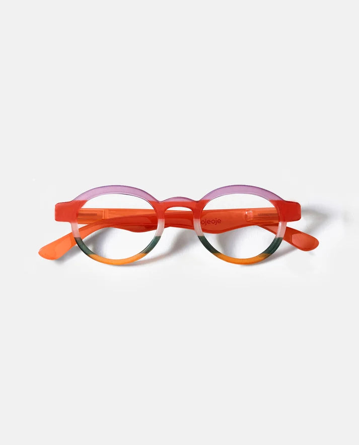 Läsglasögon OjeOje K – Sunset/Red