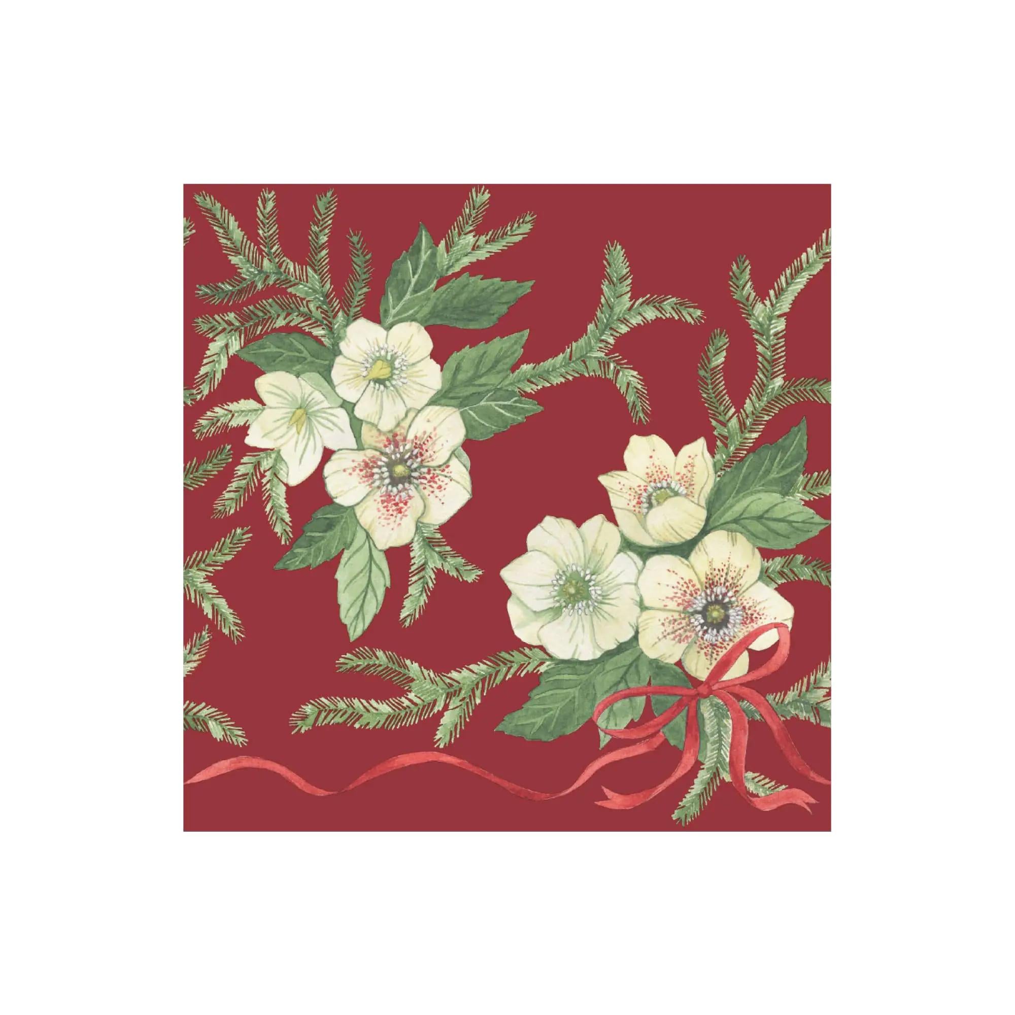 Pappersservett Julros