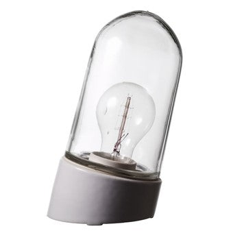 Porslinslampa sned vit, IP20