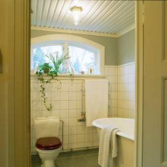 Porslinslampa rak vit, IP20