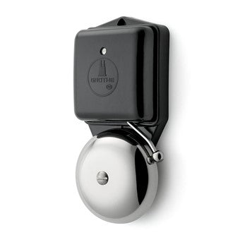 Ringklocka, svart bakelit
