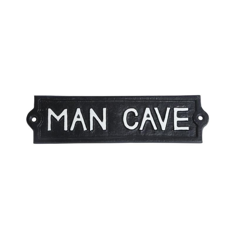 Skylt ManCave 21x6 cm