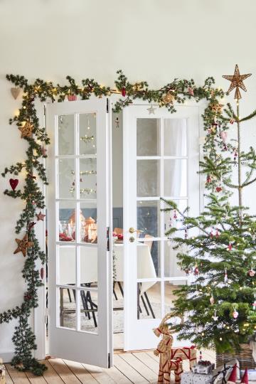 Juldekoration Stjärna i textil