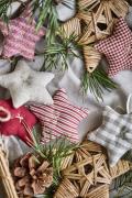 Juldekoration Stjärna i textil