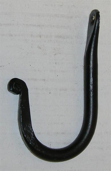 Väggkrok svart