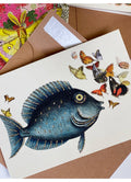 Vykort Fisk