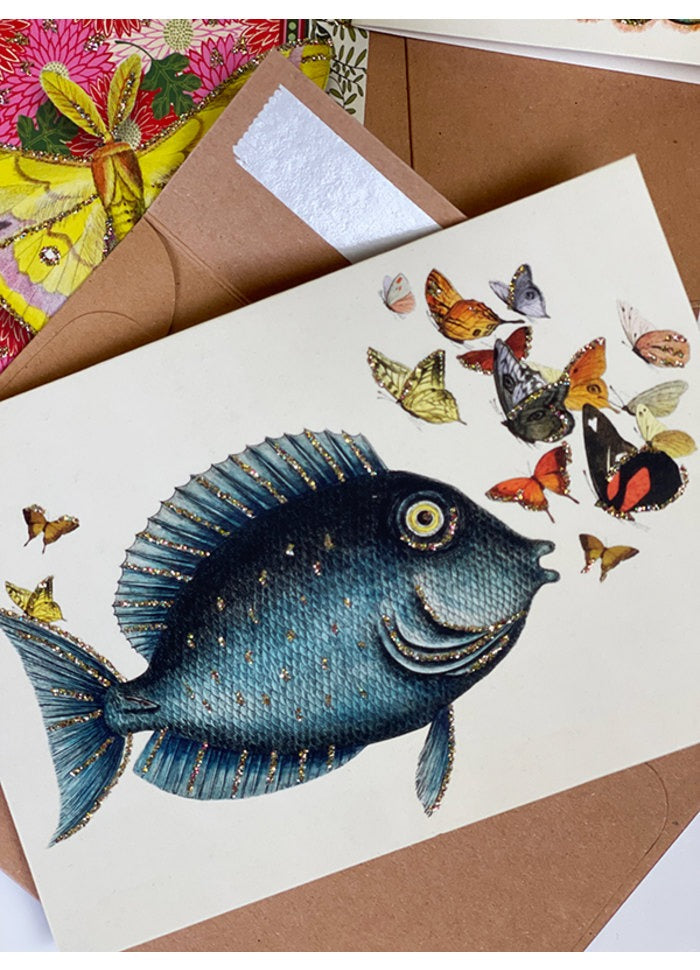 Vykort Fisk