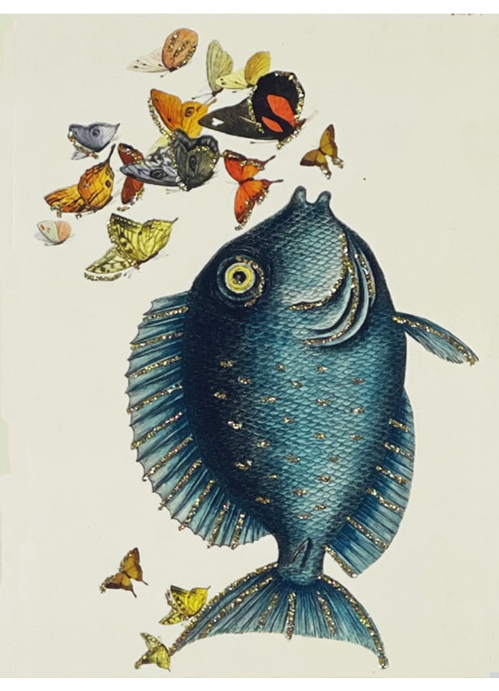 Vykort Fisk