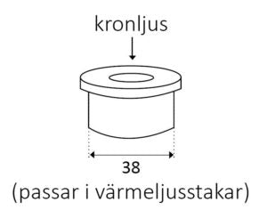 Ljushållare Adapter Underdel, Våges Smide