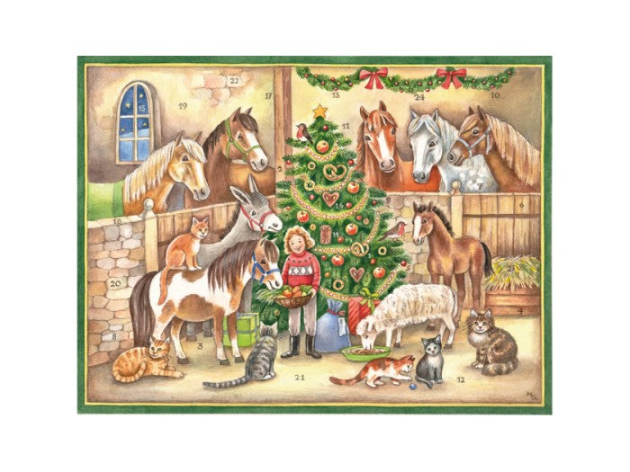 Adventskalender Stall