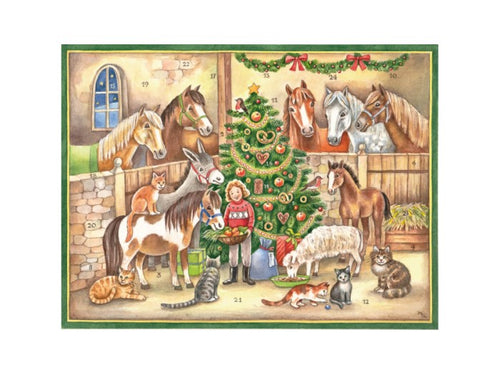 Adventskalender Stall