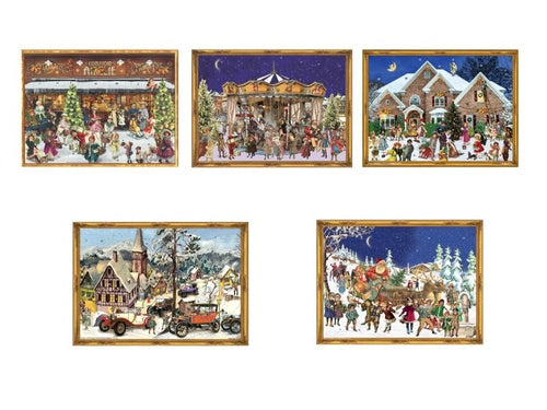 Adventskalender, Tomte med släde