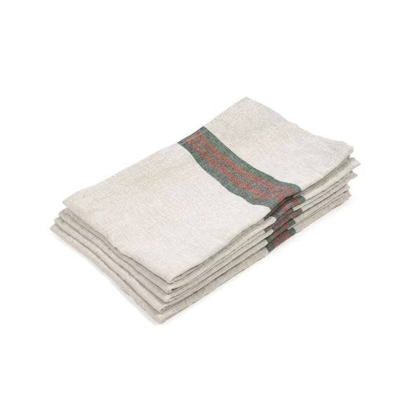 Handduk Green Stripe Libeco