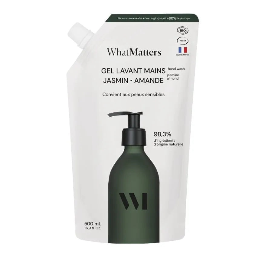 Flytande tvål refill 500 ml – Jasmin & Mandel