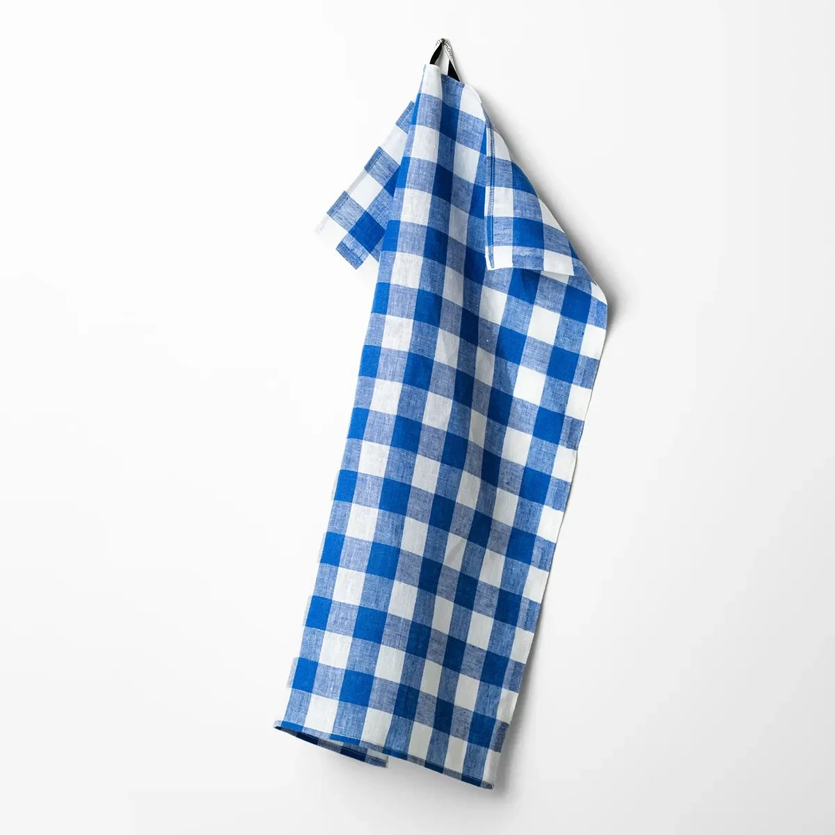 Handduk Gingham – Blå/Vit