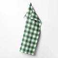 Handduk Gingham – Grön/Vit