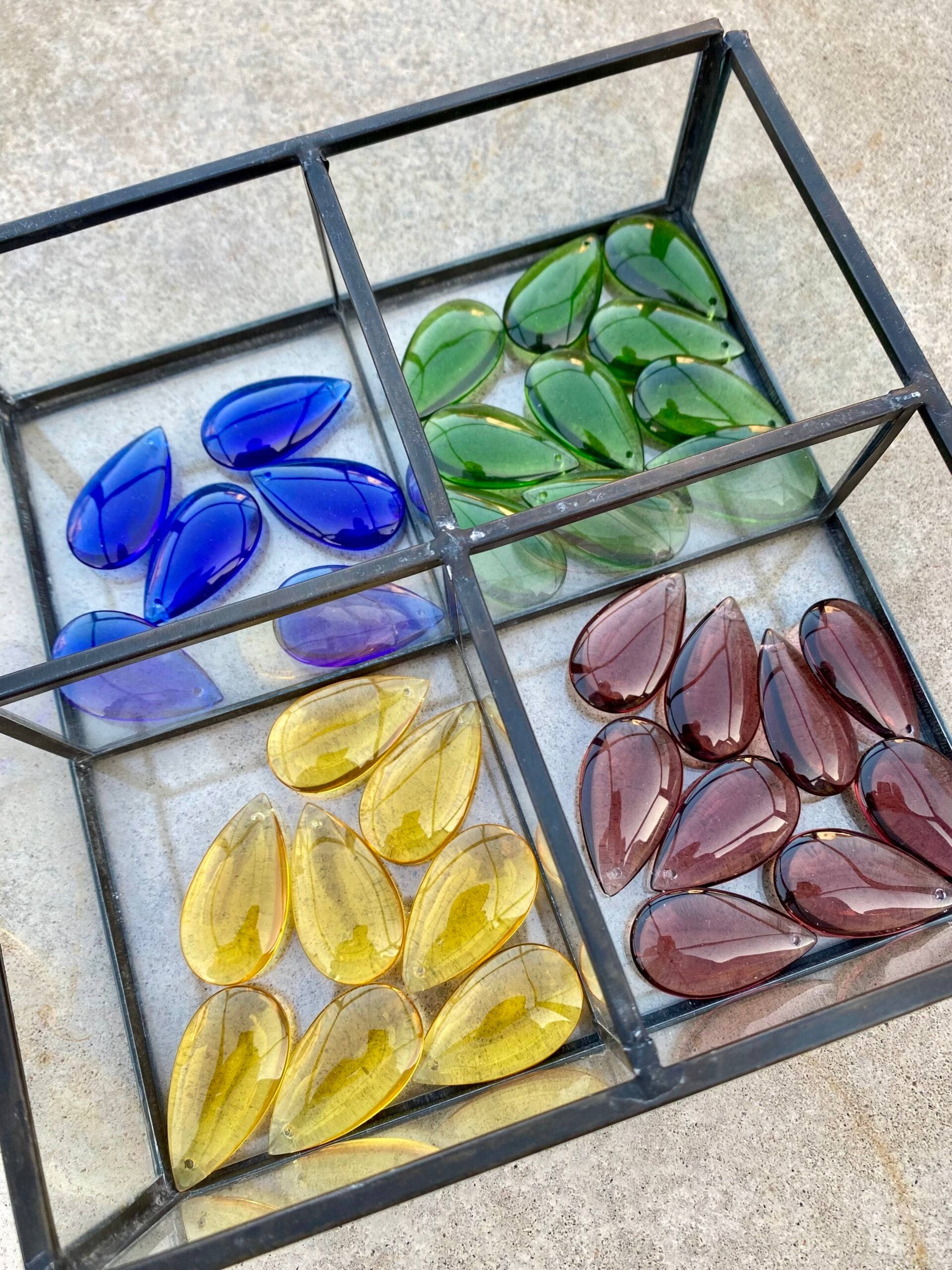 Glasdroppar Indigo & Friends