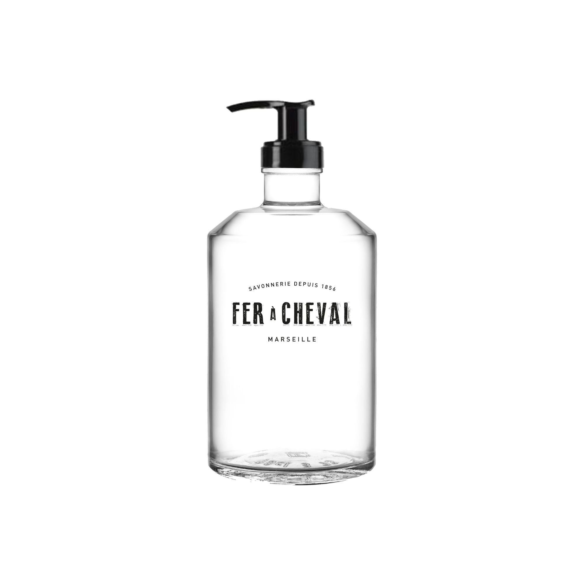 Glasflaska m. pump Fer à Cheval