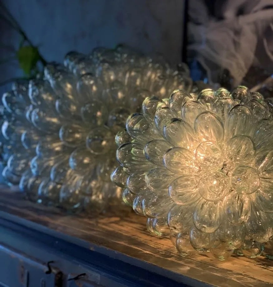 Grapelampa, ofärgat glas, Tadé Pays du Levant